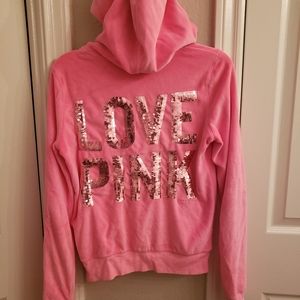 Victorias Secret- Pink sequin Jacket